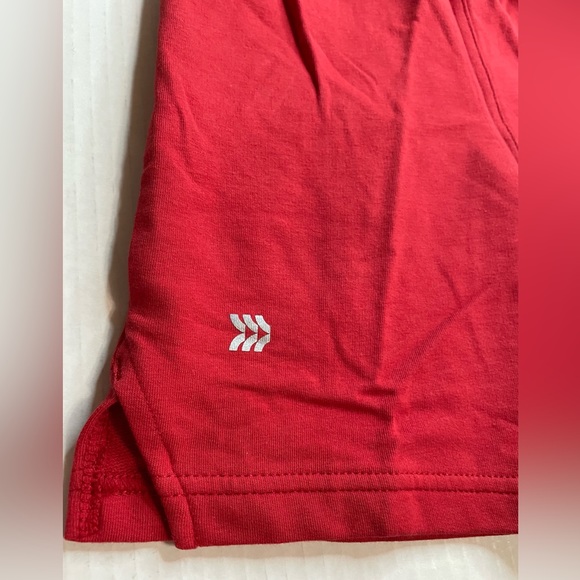 Boys All In Motion Red Shorts with Elastic Waistband and Pockets - Picture 7 of 8